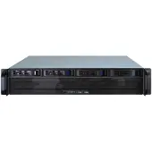 Inter-Tech IPC 2U-2404S - Kan monteras i rack 2U - micro ATX - SATA/SAS - hot-swap - ingen strömförsörjning (ATX) - USB