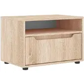 vidaXL TV-bänk VISNES Sonoma ek 60x40x38 cm konstruerat trä