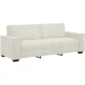 vidaXL 3-sitssoffa gräddvit 180 cm sammet