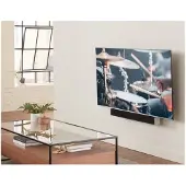 Sanus SASB1-B1 - Monteringssats (horisontell konsol, 2 armar, nedre fäste) - för soundbar - universal, depth adjustable - svart - skärmstorlek: 32-90 - VESA-fästmontering