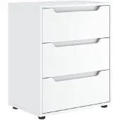 vidaXL Skänk VISNES vit 60x40x73 cm konstruerat trä