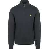 Lyle & Scott ye and Scott Tröja Haf Zip Marinbå Bå Mörkbå Storek