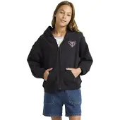 Roxy Midnight Hike Bruhsed Rg Sweatshirt Med Dragkedja