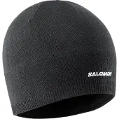 Salomon - Mössor - Beanie Deep Black för Unisex - Svart