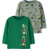 Name it T-shirt 'NMMVELDO' gul / grön / pastellgrön / svart