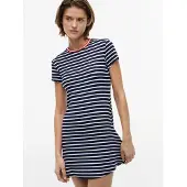 Tommy Hilfiger Tommy Jeans Jersey Fit And Flare Mini Dress