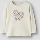 Name it T-shirt 'NMFKiwi' ljusbeige / blandade färger