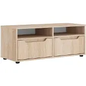 vidaXL TV-bänk VISNES Sonoma ek 100x40x38 cm konstruerat trä
