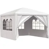vidaXL Partytält 3x3 m vit
