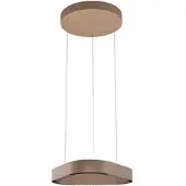 Paul Neuhaus Pendellampa Q-Stretto, dimbar, Brun / mässing, Vardagsrum / matsal, Metall, Modern