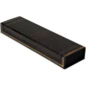BOKUS Black Moroccan (Old Leather Collection) Pencil Case