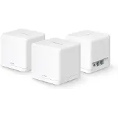 Mercusys Halo H30G(3-pack), Vit, Intern, Dual-band (2,4 GHz / 5 GHz), Wi-Fi 5 (802.11ac), 802.11a, 802.11b, 802.11g, Wi-Fi 4 (802.11n), Wi-Fi 5 (802.11ac), 400 Mbit/s