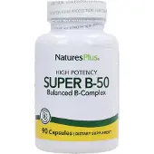Natures Plus , Super B-50, Hög Potens, 90 Kapslar