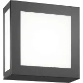 CMD Utomhus vägglampa med rörelsesensor Aqua Legendo Mini, dimbar, Svart, Rostfritt stål, Modern