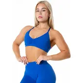Relode Aura Seamless Sports Bra - Cobalt
