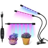 24.Se Plantlampa / Växtlampa med 40 LED växtbelysning