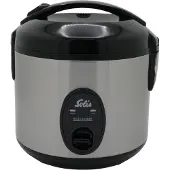 Solis Compact silverfärgad riskokare
