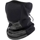 24.Se Värmande skidmask - Svart & Grå