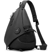 24hShop Crossbody-väska / sling bag för vardag och resor / rymlig axelväska / vattenavvisande bröstväska