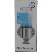 Simplehuman Dispenser med väggfäste, 1 st, borstat rostfritt stål