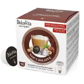 Dolce Vita | Nocciolone - Hasselnötscappuccino - 12 kapslar till Dolce Gusto