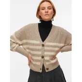 Vero Moda Kofta 'VMLEA' ecru / taupe