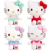 Hello Kitty Teddy Klassisk 4 Modeller Slumpmässig Leverans Blandad 25 Cm