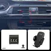 24.Se Mobilhållare Audi A6L 2012-2018
