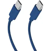 SBS TECABLETISSUETCCB USB-C - USB-C 1,5m 60W flätad kabel - blå