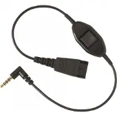 Jabra - Headset-kabel - Snabburkoppling hane till mini-phone stereo 3.5 mm hane - 30 cm