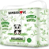 Bamboolove engångs blöjor i bambufiber storlek M 24 st