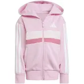 Adidas Träningsdräkt 'Essentials Tiberio' rosa / vit