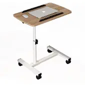 24hShop Höj- och sänkbart laptopbord med hjul