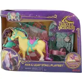 Unicorn Academy Leksaksfigurer - Ava &amp; Leaf Stall - - One Size - Leksaksfigur