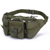 24hShop Outdoor Magväska Armégrön