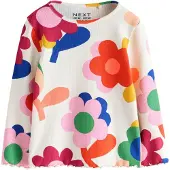 Next T-shirt ljusbeige / kobaltblå / rosa / röd