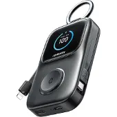 JOYROOM JR-W19 5000mAh Powerbank med 5W trådlös klockladdning - Svart