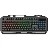24hShop Denver GKB-231 Nordic RGB-gamingtangentbord med membranteknik och USB-anslutning