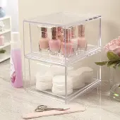 24hShop Förvaringslåda i klarplast 14x19x11cm 2-pack