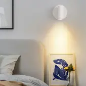24hShop Magnetisk Vägglampa med uppladdningsbart batteri - Vit