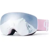 Qunature Pink Skidglasögon för barn (medium/large barnversion)