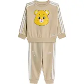 Adidas Originals Sweatset - Loose Crew - Khaki Tre m. Care Bea - - 68 - Sweatset