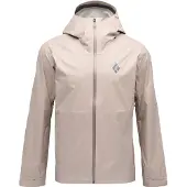 Black Diamond - Vandringskläder - M Fineline Stretch Shell Moonstone för Unisex - Storlek S - Beige