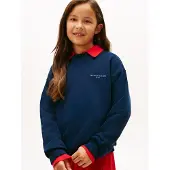 Tommy Hilfiger Sweatshirt - Mini Företag - Dark Natt Marinblå - - 4 år (104) - Sweatshirt