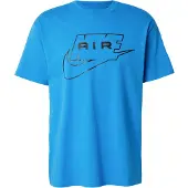 Nike T-shirt 'AIR' azur / svart