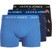 Jack & Jones Boxershorts 'JACTHOR' blå / marinblå / svart / vit
