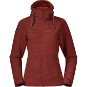 Bergans Women's Hareid Fleece Jacket Chianti Red