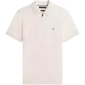 Tommy Hilfiger Regular Fit Interlock Knit Zip Polo Shirt