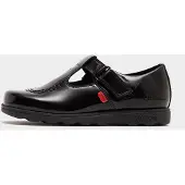 Kickers Fragma T Bar J Flickor Barn Skolskor Svart