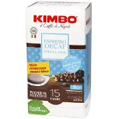 KIMBO | Espresso Koffeinfritt - 15 E.S.E. pods